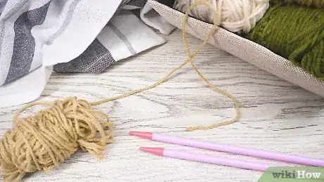 Image titled Knit Faster with Continental Knitting Step 1