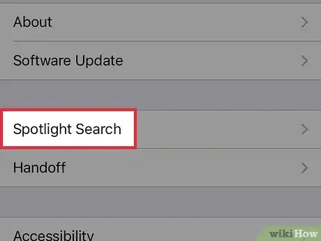 Image titled Turn Off Spotlight Look Up on an iPhone Step 3