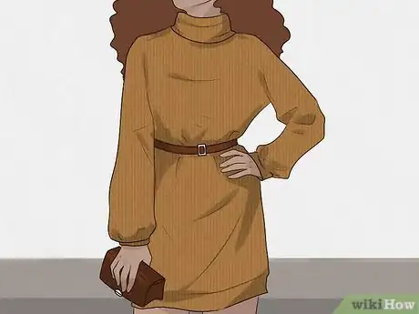 Image titled Style a Long Sweater Dress Step 1