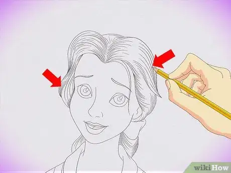 Image titled Draw a Realistic Portrait of Belle Step 5