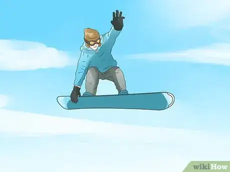 Image titled Hit a Jump on a Snowboard Step 7