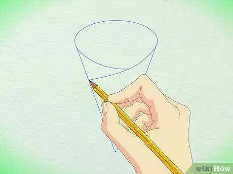 Image titled Draw a Detailed Ice Cream Cone Step 2
