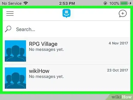 Image titled Rejoin Group on Groupme on iPhone or iPad Step 2
