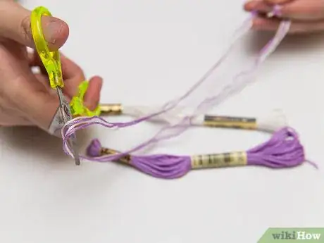 Image titled Make a Candy Stripe Friendship Bracelet Step 2