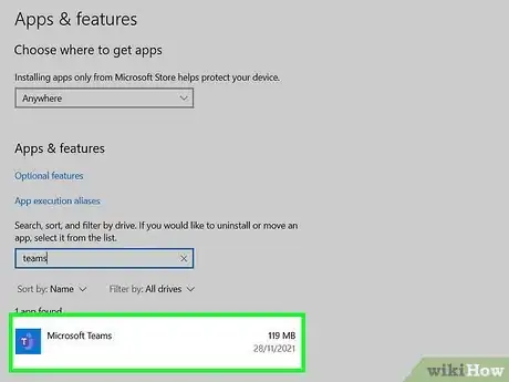 Image titled Remove Microsoft Teams on Windows Step 5