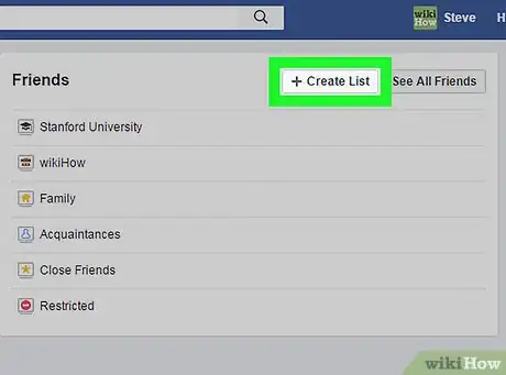 Image titled Group Facebook Friends on a PC or Mac Step 3