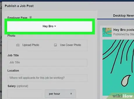 Image titled Post Job Ads on Facebook Step 5