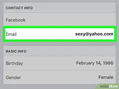 Image titled Find a User's Email Address on Facebook on iPhone or iPad Step 6