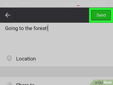 Image titled Post Text‐Only Memories on WeChat on Android Step 6