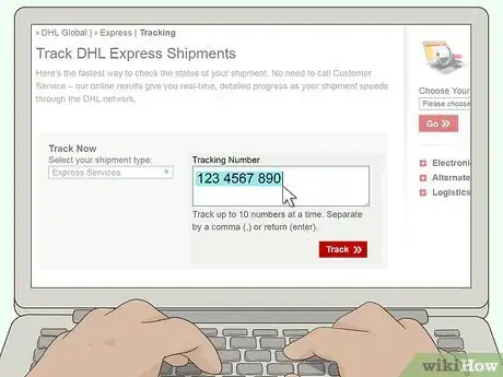Image titled Track a DHL Parcel Step 2