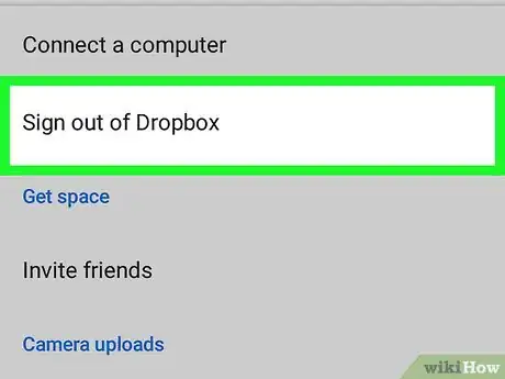 Image titled Log Out on Dropbox on Android Step 4