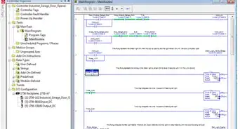 Design and Run Simple Ladder Diagram of Industrial Garage Door Opener Using RSLogix 5000