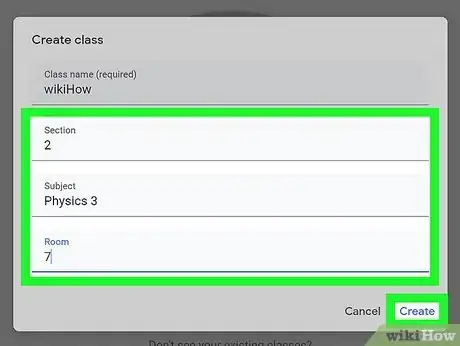 Image titled Create a Class on Google Classroom Step 6