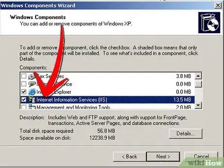 Image titled Configure IIS for Windows XP Pro Step 1Bullet4