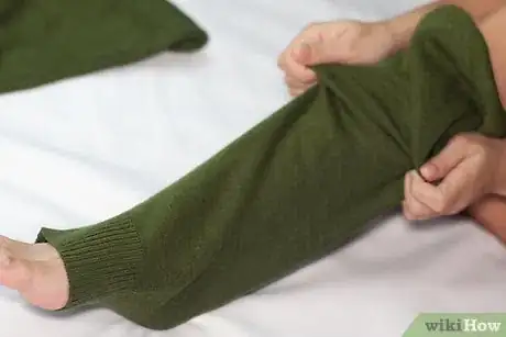 Image titled Make Leg Warmers from Old Sweaters Step 6