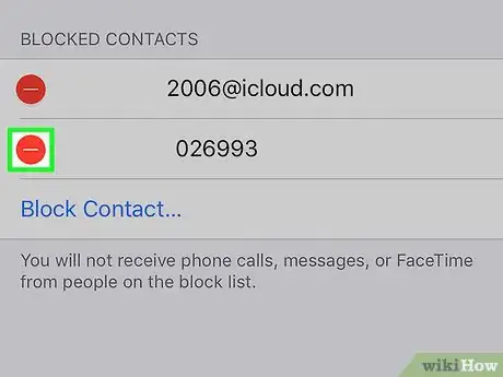 Image titled Unblock a Number on an iPhone Step 5
