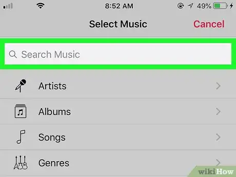 Image titled Access Music on Clips App on iPhone or iPad Step 13