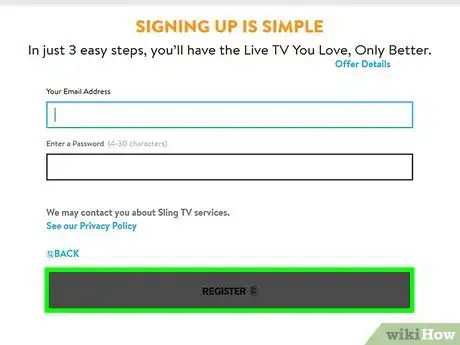 Image titled Sign Up for Sling TV on PC or Mac Step 4
