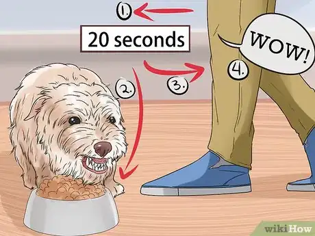 Image titled Help a Reactive Dog Relax Around Food Step 4