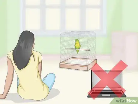 Image titled Teach a Parrotlet to Speak Step 3