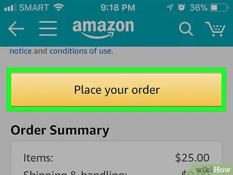 Image titled Buy an Amazon Gift Card on iPhone or iPad Step 12