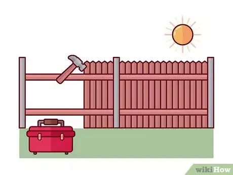 Image titled Replace a Fence Post in Concrete Step 1