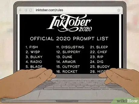 Image titled Participate in Inktober Step 2