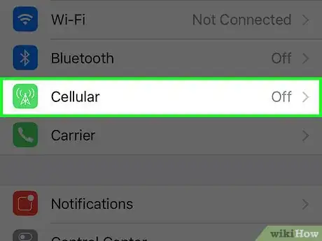 Image titled Turn Off Cellular Data for Maps on an iPhone Step 2