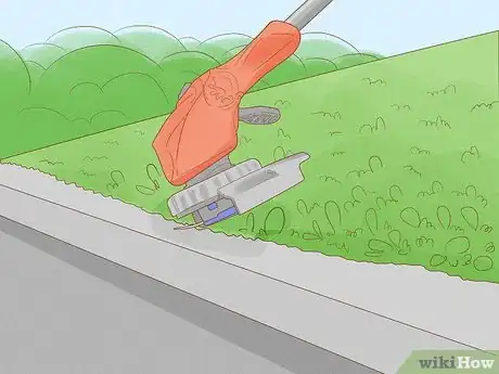 Image titled Weed Whip Fence and Curb Lines Step 9