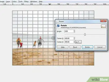 Image titled Straighten a Horizon Using Gimp Step 3