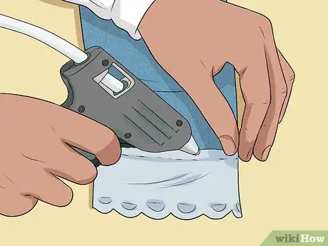 Image titled Hem Jeans with Hot Glue Step 12