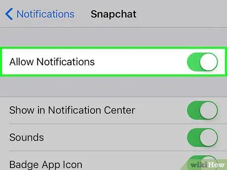 Image titled Hear Sounds when Someone Sends You a Snapchat Step 10