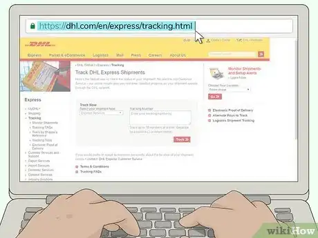 Image titled Track a DHL Parcel Step 1