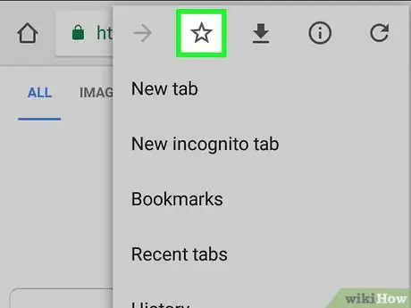 Image titled Save Bookmarks in Chrome on Galaxy Step 4
