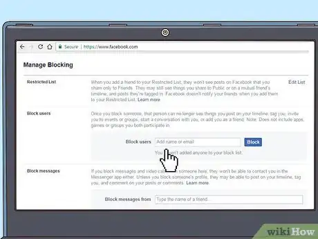 Image titled Ignore People on Facebook Step 24