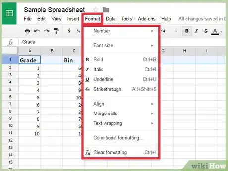 Image titled Use Google Spreadsheets Step 7
