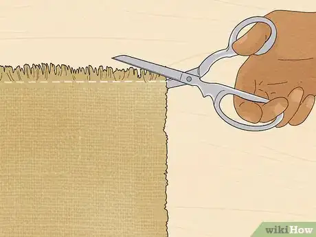 Image titled Cut Burlap Step 12