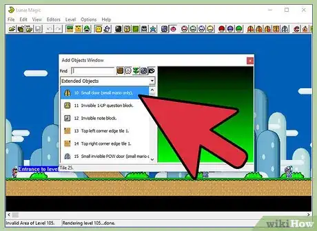 Image titled Build a Door and Level Entrance in Lunar Magic Step 4