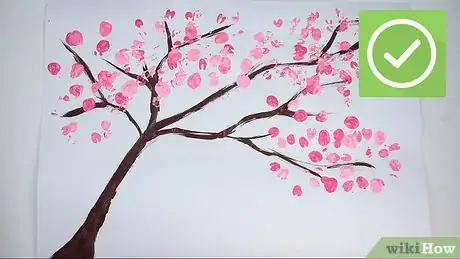 Image titled Make Cherry Blossom Art Using the Bottom of a Soda Bottle Step 11