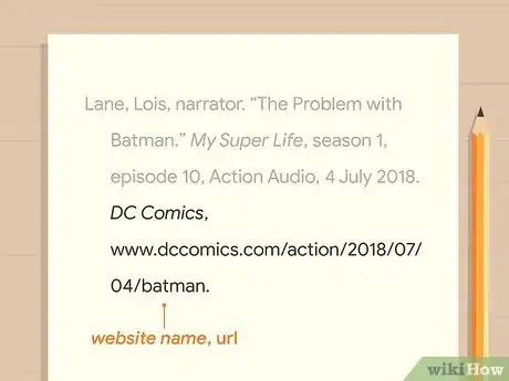 Image titled Cite a Podcast Step 5