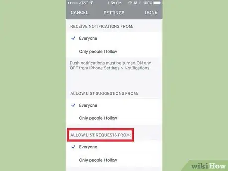 Image titled Use The List App Step 47Bullet3
