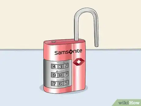 Image titled Set a Samsonite Lock Step 4