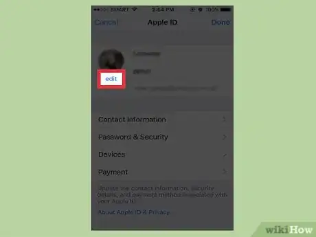 Image titled Change an Apple ID Photo on an iPhone Step 5