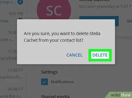 Image titled Remove Telegram Contacts on PC or Mac Step 8