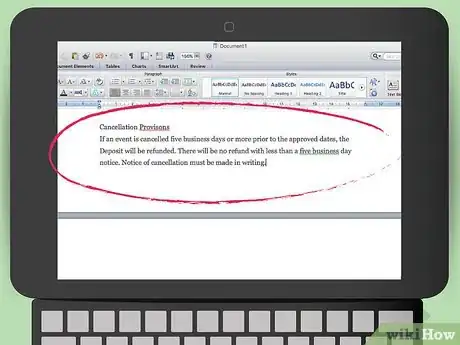 Image titled Draft a Sporting Facility Contract Step 9