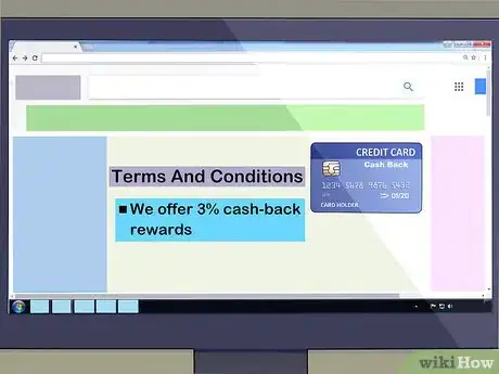 Image titled Get Cash Back on a Credit Card Step 2