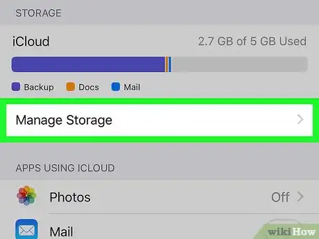 Image titled Check Cloud Storage on iPhone or iPad Step 4