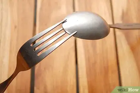 Image titled Make a Fork and Spoon Appear to Defy Gravity Step 3