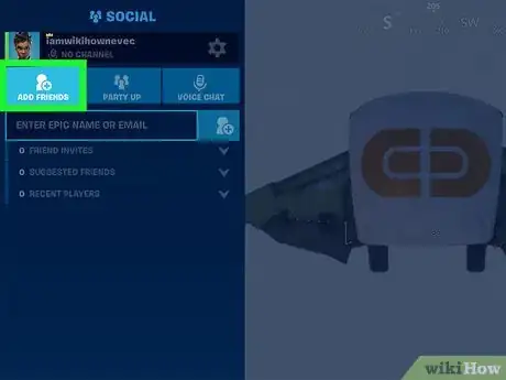 Image titled Add Friends on Fortnite Step 4