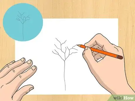 Image titled Draw a Real Tree Step 2